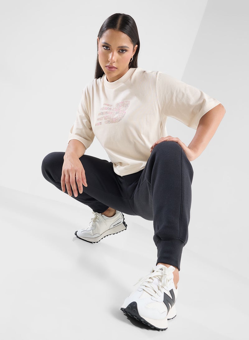 New Balance Flower Logo T-Shirt  - Image 4