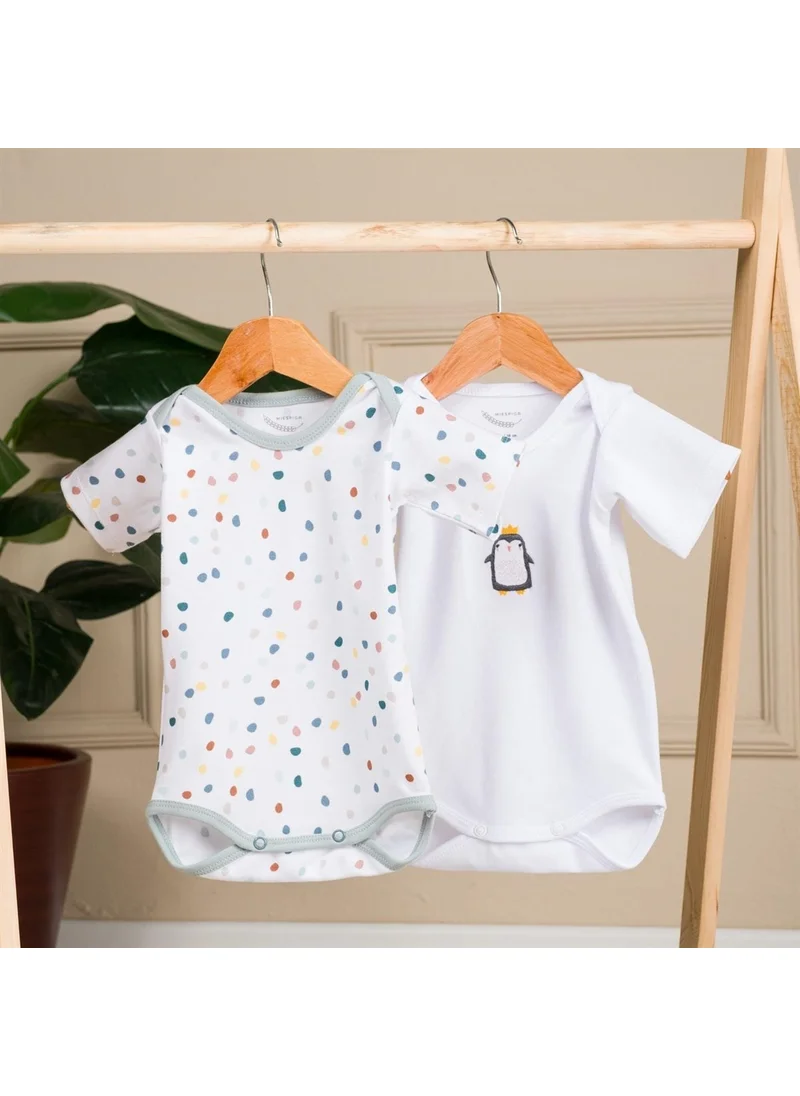 ميسبيغا Penguin 2-Piece Short Sleeve Baby Body