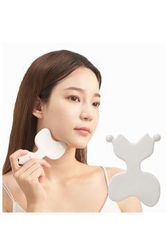 Excefore Gua Sha Massage Tool, Body Massage Tool, Ceramic Gua Sha, for Promotes Blood Flow Prevents Wrinkles Removes Toxins, Facial Massager  - Image 1