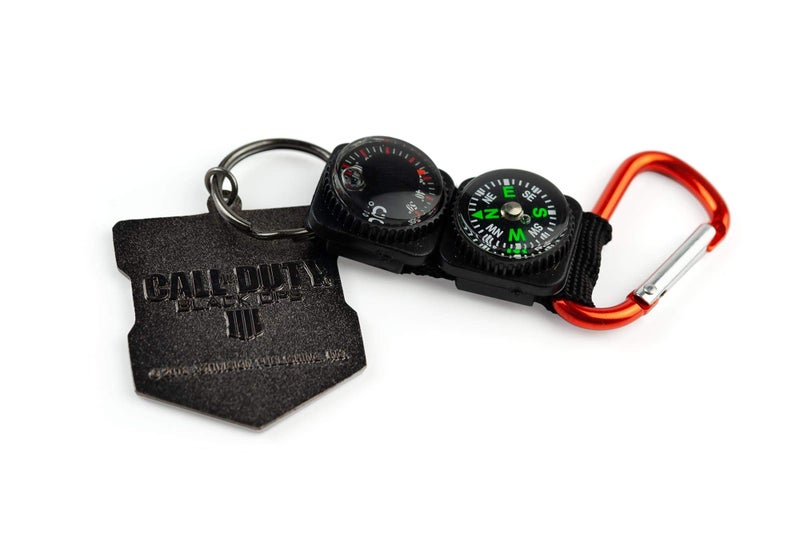 Exquisite Gaming Call of Duty: Black Ops 4 Logo & Keychain Compass Navigation Set | Includes Thermometer, Compass, & Black Ops 4 Shield Emblem - Image 5