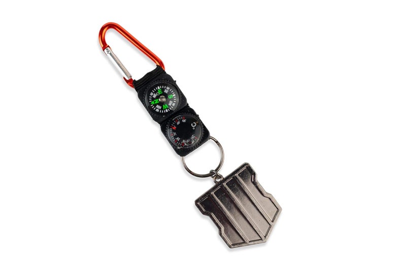 Exquisite Gaming Call of Duty: Black Ops 4 Logo & Keychain Compass Navigation Set | Includes Thermometer, Compass, & Black Ops 4 Shield Emblem - Image 3