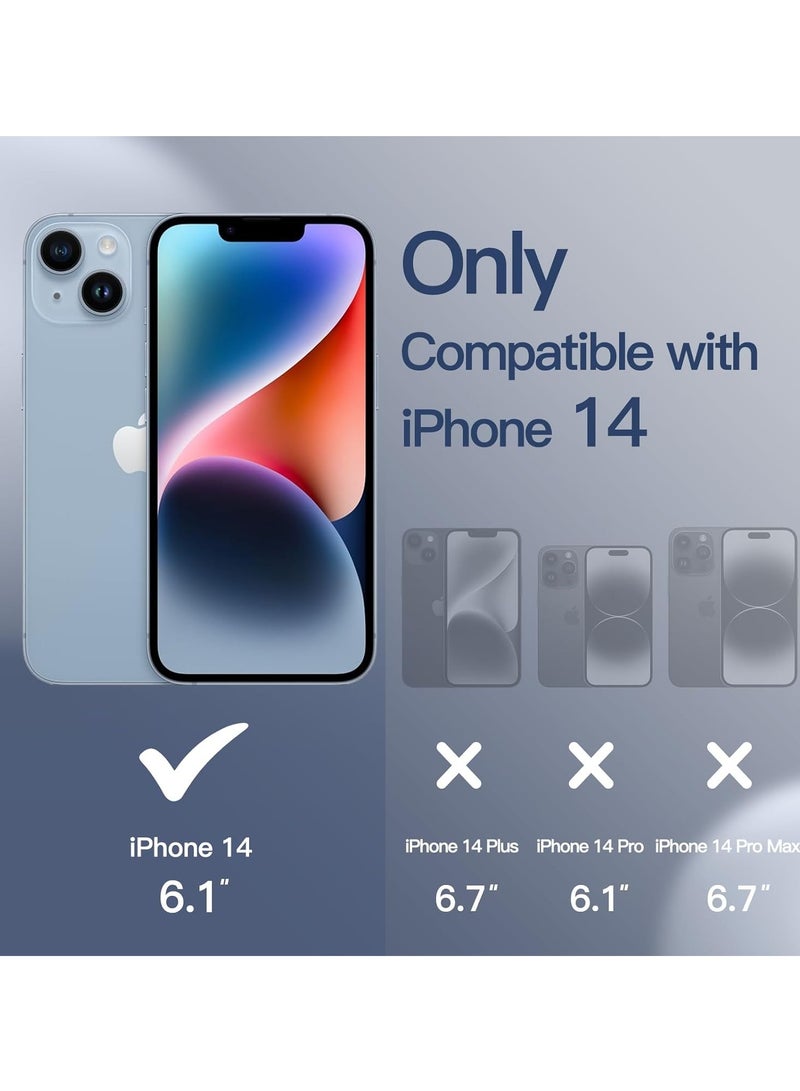 DUSALA iPhone 14 Case, Liquid Silicone Phone Case for iPhone 14 6.1 Inch, Colorful Silky-Soft Protective Cover (Blue) - Image 2