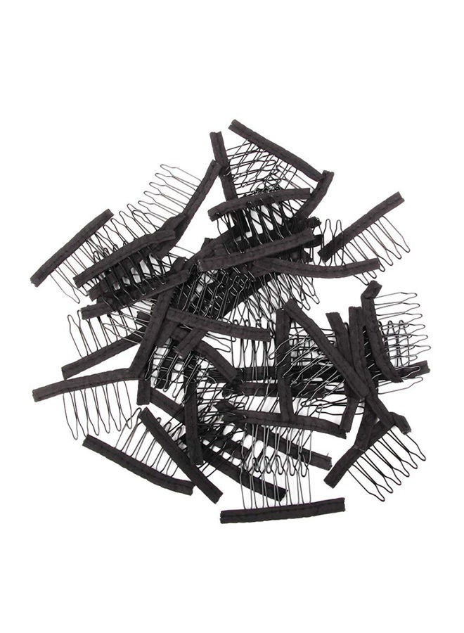 NIBEMINENT 16-Piece Large Hair Roller Set Black 3.2x2.7cm - Image 1