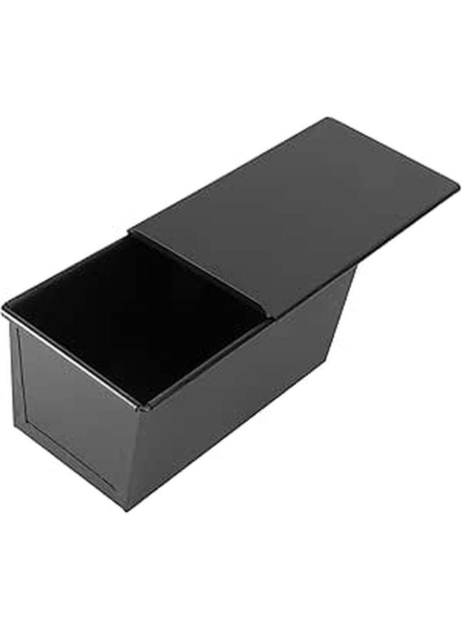 Non Stick Loaf Pan With Lid 450g Black Bakeware For Bread Toast And Sandwich Baking - Image 1