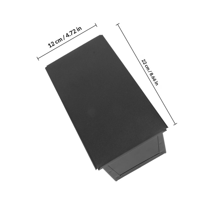 Non Stick Loaf Pan With Lid 450g Black Bakeware For Bread Toast And Sandwich Baking - Image 3