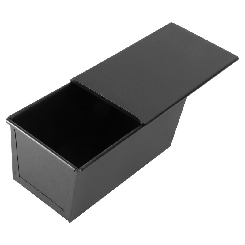 Non Stick Loaf Pan With Lid 450g Black Bakeware For Bread Toast And Sandwich Baking - Image 2