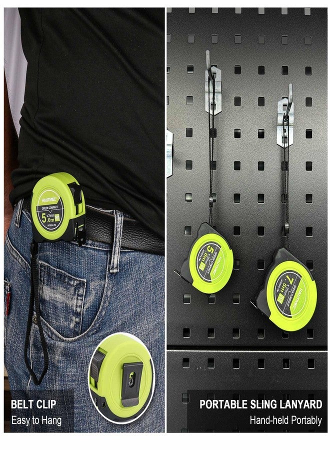 HAUTMEC شريط قياس HAUTMEC بطول 16 قدمًا بمقياس مزدوج متري وإمبريالي، شريط قياس صغير الحجم واقتصادي للاستخدام المنزلي، أعمال التجديد والإصلاحات السريعة، HT0314-TM - Image 5
