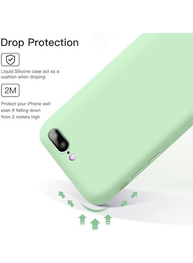 إيروريكس جراب متوافق مع هاتف Infinix Hot 40 40 Pro جراب من جل السيليكون السائل TPU جراب واقٍ كامل الجسم ناعم الملمس مناسب لهاتف Infinix Hot 40 40 Pro غطاء مقاوم للصدمات أخضر - Image 5