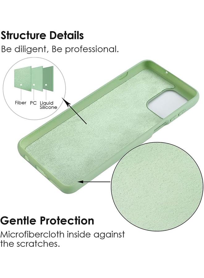 إيروريكس جراب متوافق مع هاتف Infinix Hot 40 40 Pro جراب من جل السيليكون السائل TPU جراب واقٍ كامل الجسم ناعم الملمس مناسب لهاتف Infinix Hot 40 40 Pro غطاء مقاوم للصدمات أخضر - Image 4