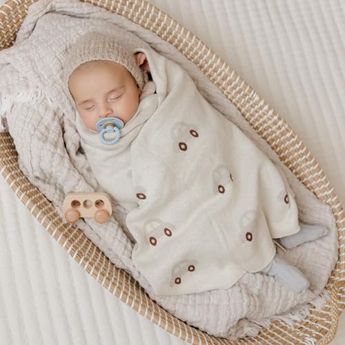 Bleu La La Baby Blanket for Boys 100% Cotton Buttery Soft Cozy Receiving Swaddle Stroller Blanket for Shower Gift Registry for Newborns, Infants, Toddlers (Cars - Baby Blue) - Image 2