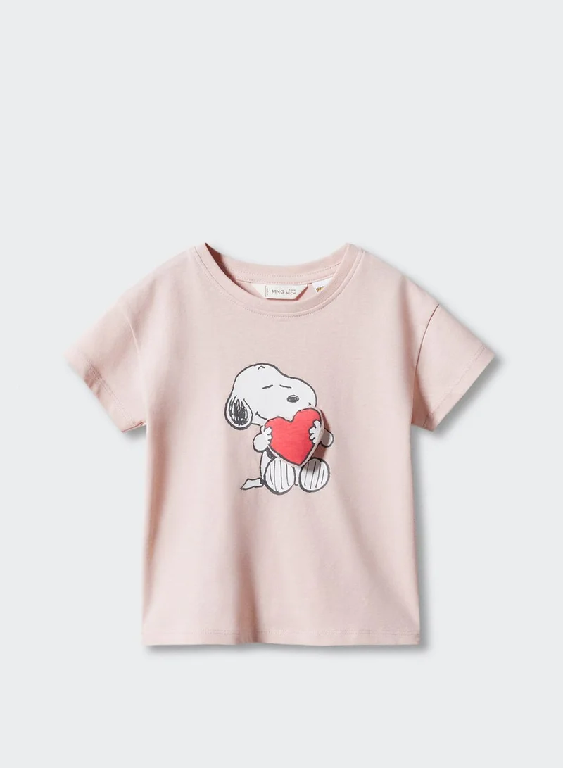 مانجو Infant Snoopy Printed T-Shirt
