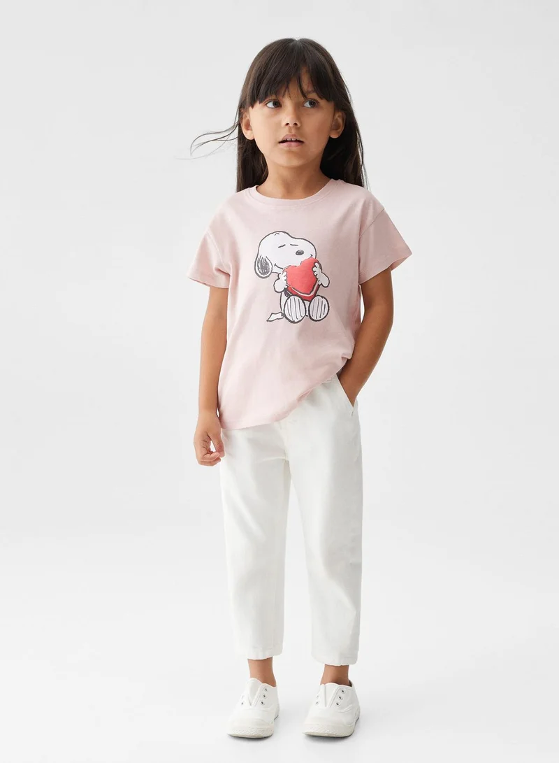 مانجو Infant Snoopy Printed T-Shirt