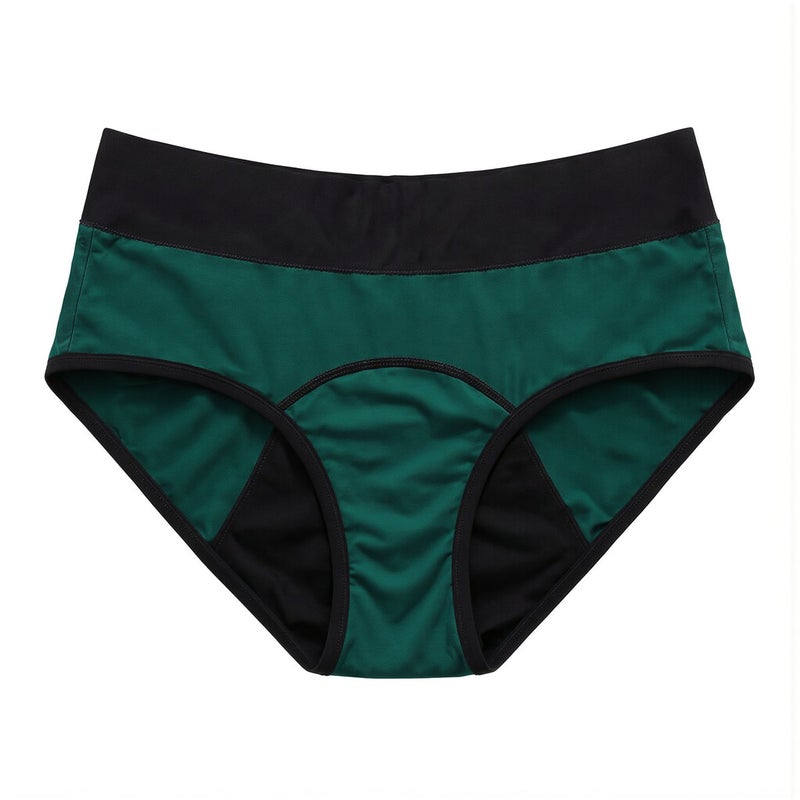 High Waist Period Panties Soft Cotton Leakproof Menstrual Underwear for Women XS-2XL - Image 1