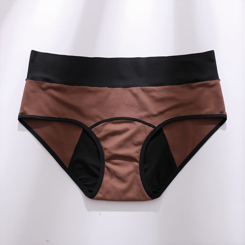 High Waist Period Panties Soft Cotton Leakproof Menstrual Underwear for Women XS-2XL - Image 4