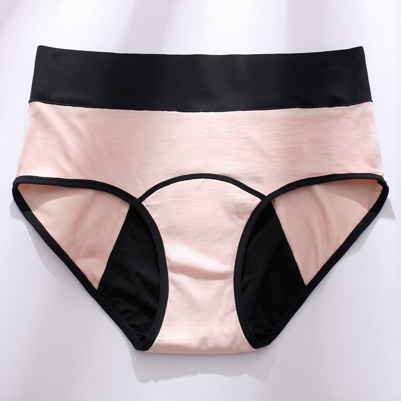 High Waist Period Panties Soft Cotton Leakproof Menstrual Underwear for Women XS-2XL - Image 2