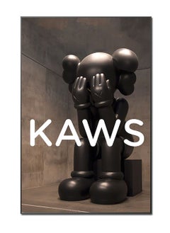 Merry Moments KAWS Artwork Modern Canvas Paintings Sketch Poster Print Wall Art Pictures for Living Room Bedroom Home Decor with Aluminum Black Frame 40X60Cm  - Image 2