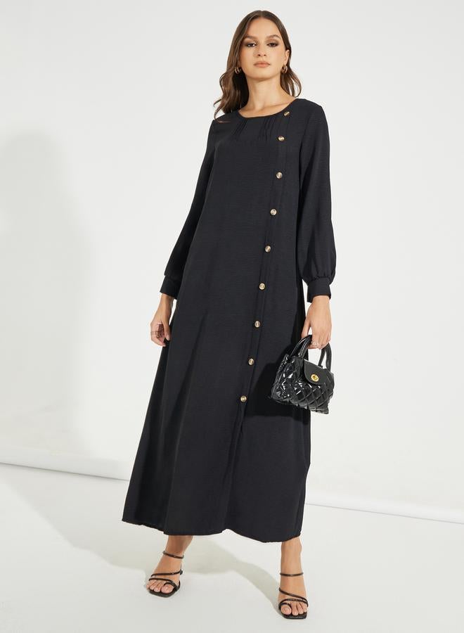 Take Two Button-Front Maxi Dress - Image 4