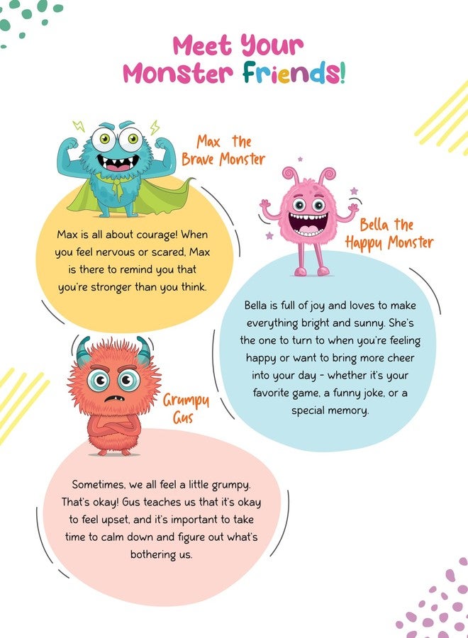 Doodle Kids Journal for Ages 8-12 - 144-Page Daily Guided Diary with 60+ Stickers, Emotion Monsters, Mindfulness & Creativity Prompts - Build Emotional Intelligence - No-Screen Gift for Boys & Girls - Image 4