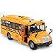 choopheme Yellow School Bus Toys for Toddlers With 4 Different Flashing Lights Sound Back And Side Doors Open FrictionPowered Wheels Light Up Toy Buses Birthday Gift 3 4 Year Old And Up Girl Boy Toys - Image 3