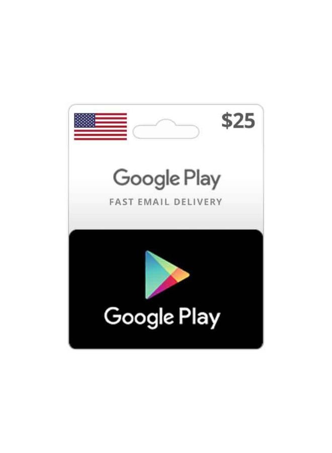 Google Play Digital Card - USA 25 USD