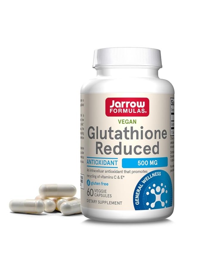 jarrow formulas Glutathione Reduced, 500 mg, 60 Veggie Caps 