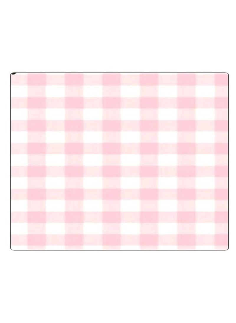 Printed Anti-Slip Gaming Mouse Pad Pink/White