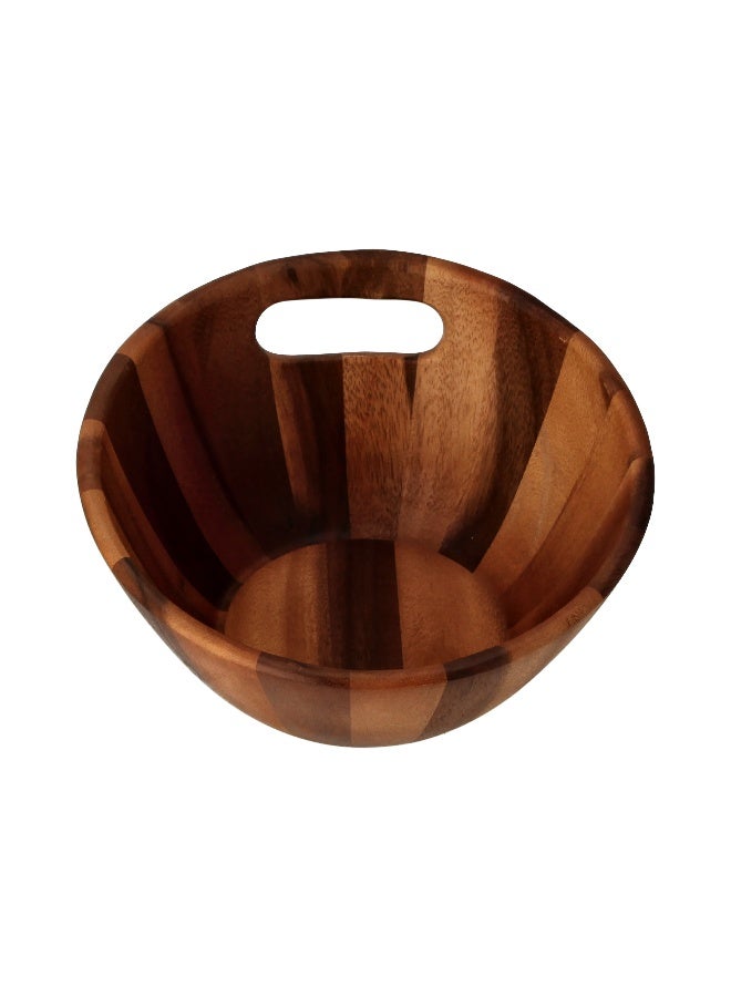 BILLI Billie Acacia Wood Bowl With Handle - Image 3