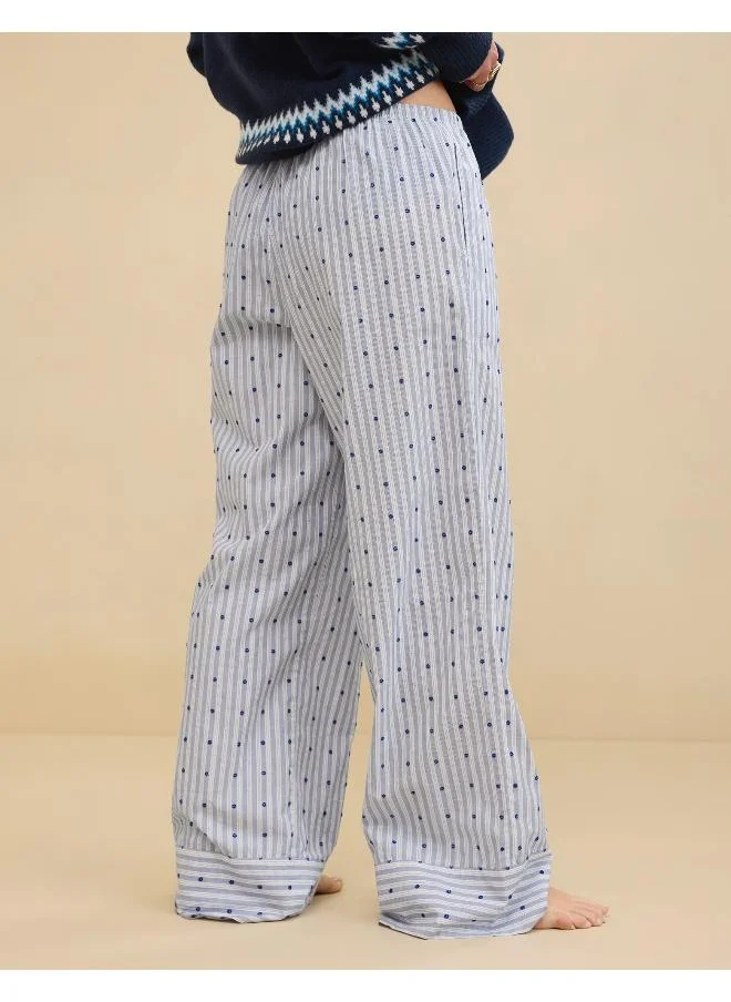 آري من امريكان ايجل Aerie Off-Duty Poplin Trouser PJ