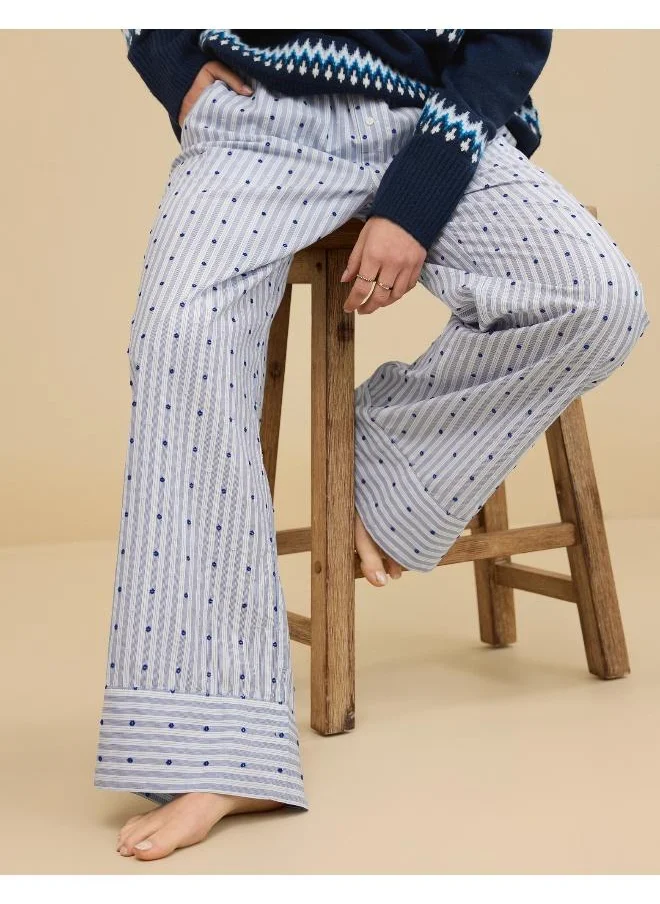 آري من امريكان ايجل Aerie Off-Duty Poplin Trouser PJ