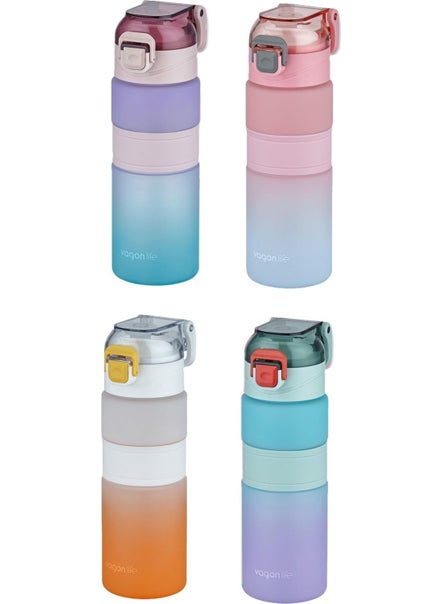 Double Color 600 ml Non-Slip Silicone Body Comfortable Drinking Motivational Water Flask without Straw - pzsku/Z7EF7BB68D3C67948CC04Z/45/_/1725725617/5ee8cdd0-a9ed-4b87-b3af-cfb0e201f32d