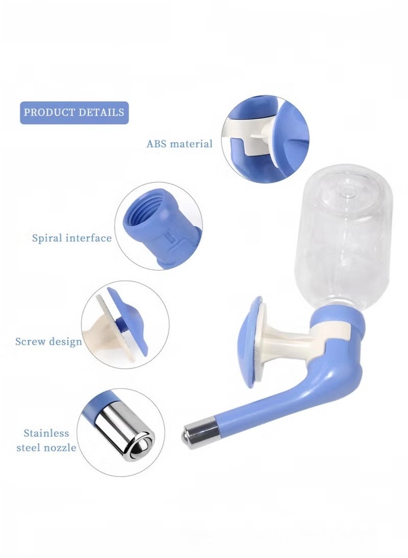 No-Drip Pet Water Dispenser Plastic Kennel Wall-Mounted Water Bottle Adjustable Drinking Feeder for Dogs Cats and Small Animals - Image 4