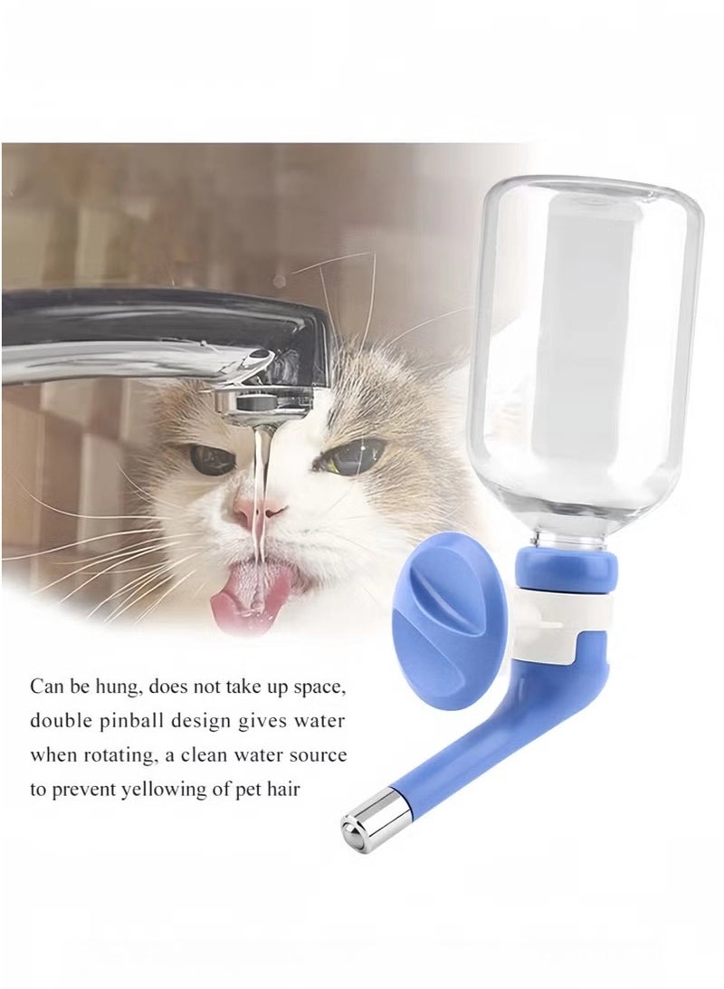 No-Drip Pet Water Dispenser Plastic Kennel Wall-Mounted Water Bottle Adjustable Drinking Feeder for Dogs Cats and Small Animals - Image 3