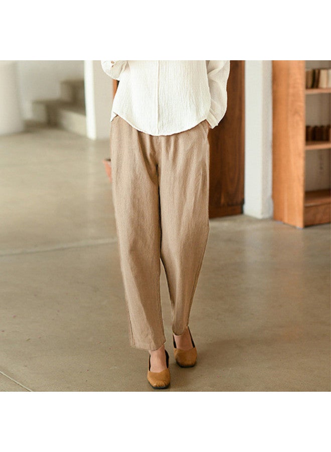 XINYANG Thin Slim-fit Pants For Women 2025 Summer Casual Straight-leg Cargo Pants Trendy Petite Workwear Trousers - Image 5