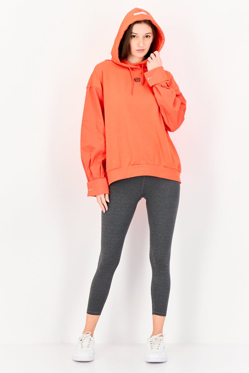 Nike Women Oversized Fit Outdoor Hoodies, Dark Orange - Image 2