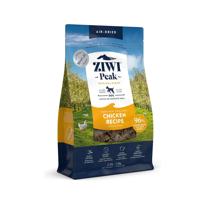 Ziwi Peak Air Dried Dog Food Chicken, 1 Kg