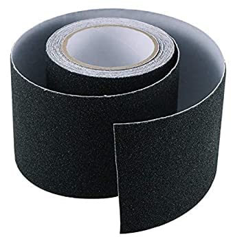 Dhadh Dhadh SlipDoctors Anti Slip Traction Tape 4 x 15 FT Black 60 Grit Heavy Duty Safety Tape for IndoorOutdoor Ramps Stairs and more Strong Adhesive Non Skid Treads 