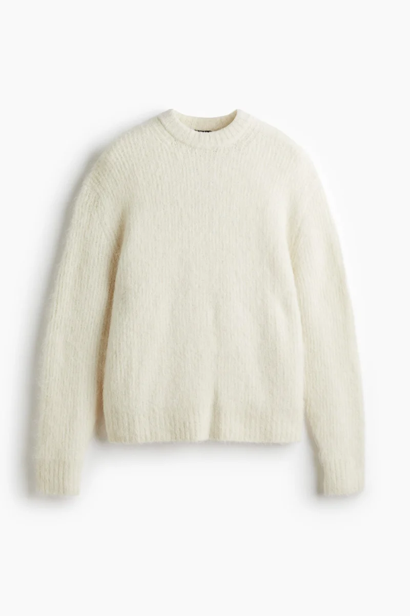 اتش اند ام كنزة من نسيج منفوش بقصة واسعة