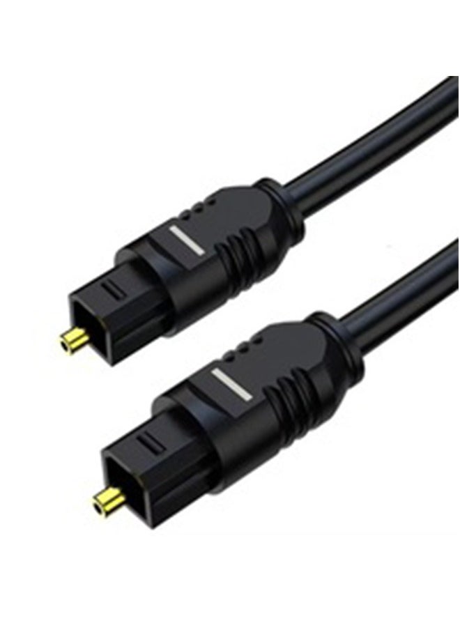 Geustos - Digital Optical Fiber HiFi DTS Stereo Audio Extension Cable For DVD And Home Theatre Black - Image 1