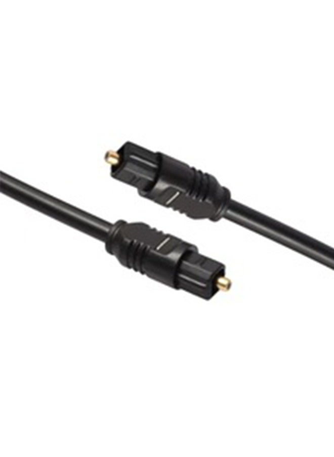 Geustos - Digital Optical Fiber HiFi DTS Stereo Audio Extension Cable For DVD And Home Theatre Black - Image 1