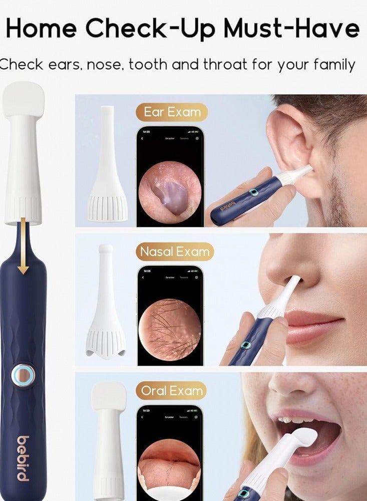 Bebird BEBIRD Earsight Plus B31R Smart Ear Wax Removal Tool with 1080P HD Camera & WiFi – Wireless Visual Ear Cleaner Kit with 13-Piece Tips (Tweezers, Scooper, Scraper, Sponge) for Safe & Pain-Free Ear, Nose, Teeth, Skin & Pet Care – Rechargeable, App-Controlled, Family & Kids Friendly  - Image 5