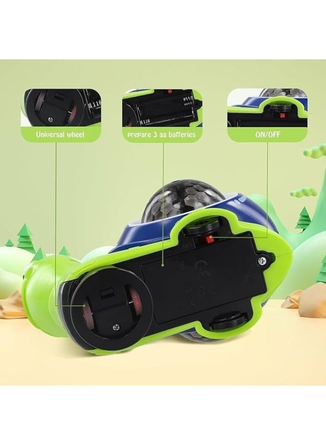 لعبة حلزون زاحف للأطفال، لعبة حسية تفاعلية موسيقية كهربائية خفيفة للمشي، للأطفال وللحيوانات الأليفة مع تجنب العوائق تلقائيًا (لون عشوائي) - Image 5