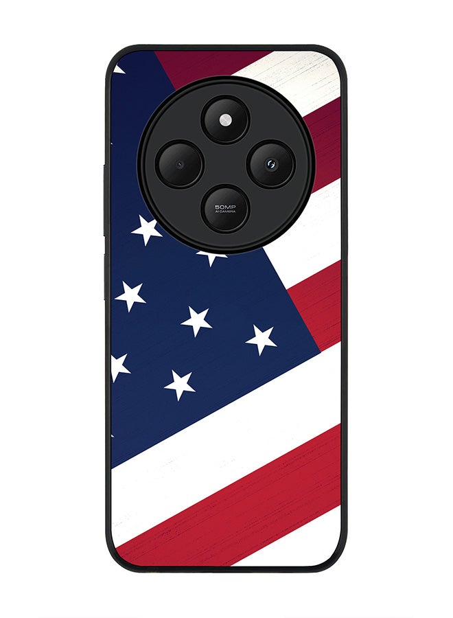 Stylizedd For Xiaomi Redmi 14C / 14R Case,Slim fit Camera Protection, Shockproof Thin Phone cover - Flag Of US - Image 1
