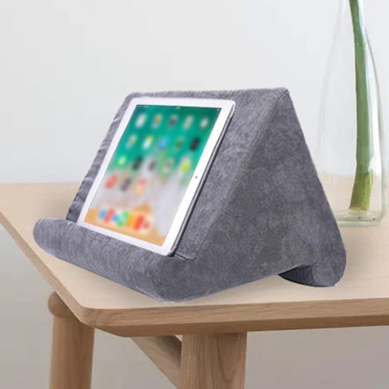 Market need oriented construction Tablet Soft Pillow Stand with Mesh Storage Pockets for iPads Multi-Angle Soft Bed Pillow Holder Lap Stand for Universal iPads Tablets Readers Books Magazines Kindle Black Multi-purpose Fault optimized construction Global easy assemble picks Precision polished solid material Upgraded general grade quality Diverse purchase options Room to room portable Heavy load resistant Field tested quality Global light sturdy raw material Odor free color Gulf standard sizing alternatives Compact trendy practical build Easy assemble Reinforced edge Global flexible sizing options Batch uniform stable quality Sand resistant Labor saving optimized design Market mainstream color picks Dust proof Globally trusted affordable quality Temp & permanent project compatible Wide use selected material - Image 2