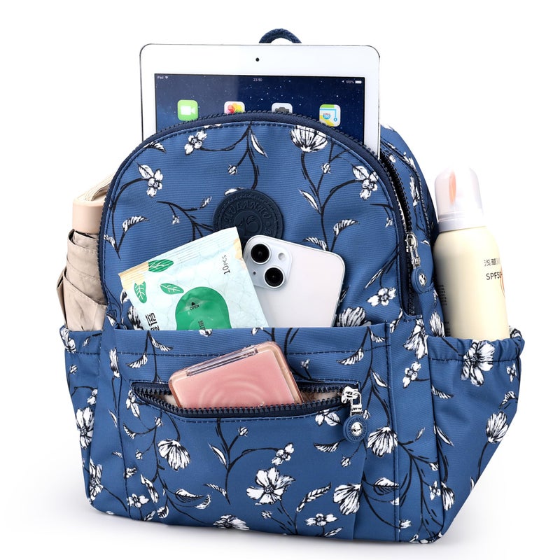 Pealwel Mini Backpack Purse for Women,Small Nylon backpacks for Ladies Backpacks Women Anti Theft Travel Bag (Orchid) - Image 5
