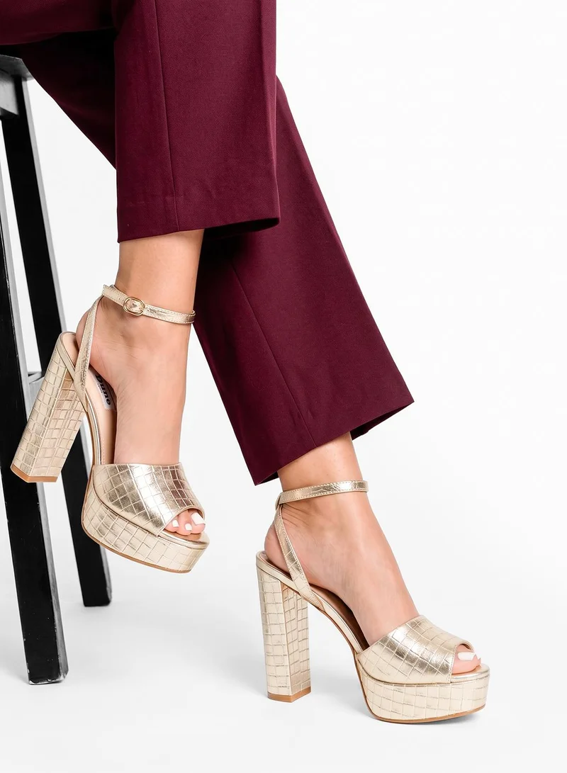 Ankle Strap High Heel Sandals