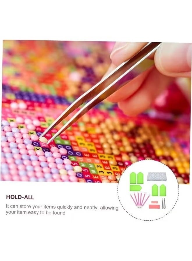 Pack Of 24 Diamond Painting Cross Stitch Tool Set Diamond Drawing Supplies Diamond Drawing Tray Bead Sorting  - Image 3