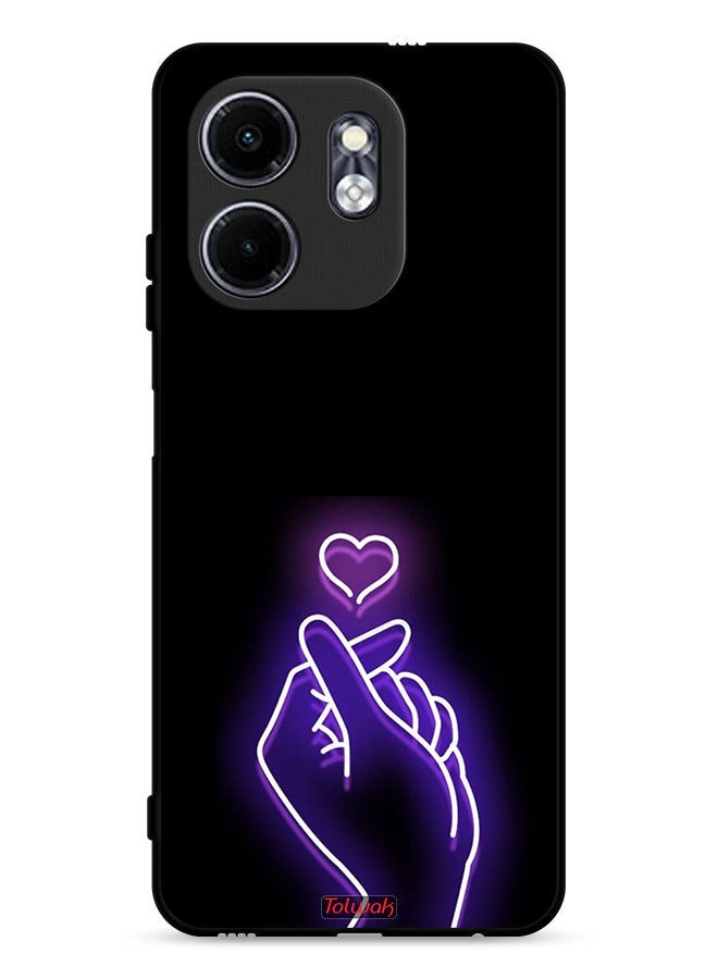 Tolwak Infinix Hot 50i 4G Protective Case Cover Snap Small Heart - Image 1