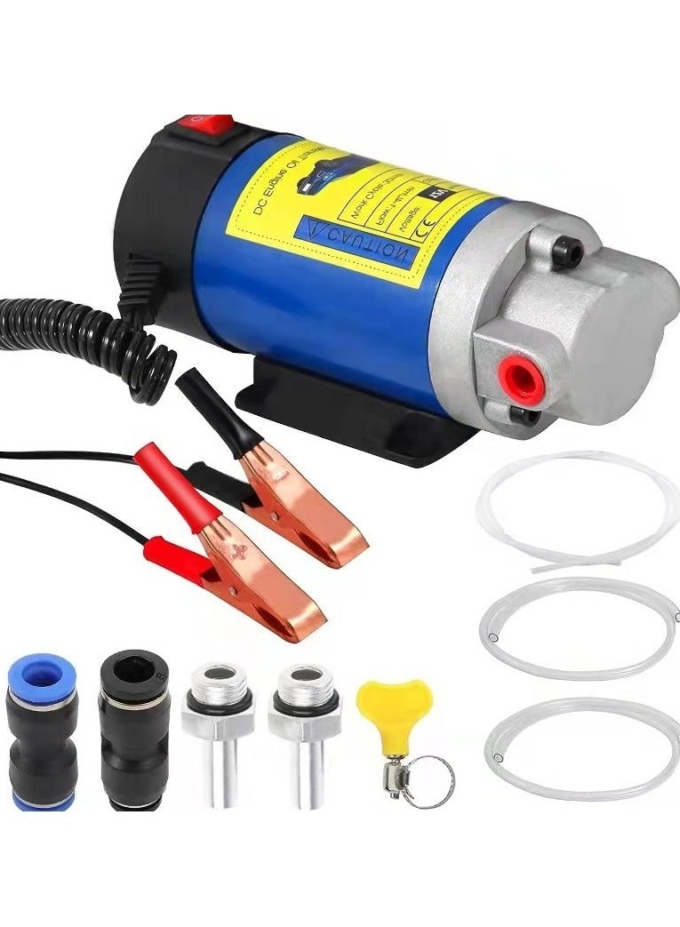 مضخة استخراج زيت 12 فولت 100 واط، مضخة نقل زيت، مضخة استخراج سوائل ديزل، مضخة شفط زيت منخفضة الضوضاء، مناسبة للقوارب/الشاحنات/الدراجات النارية - Image 2