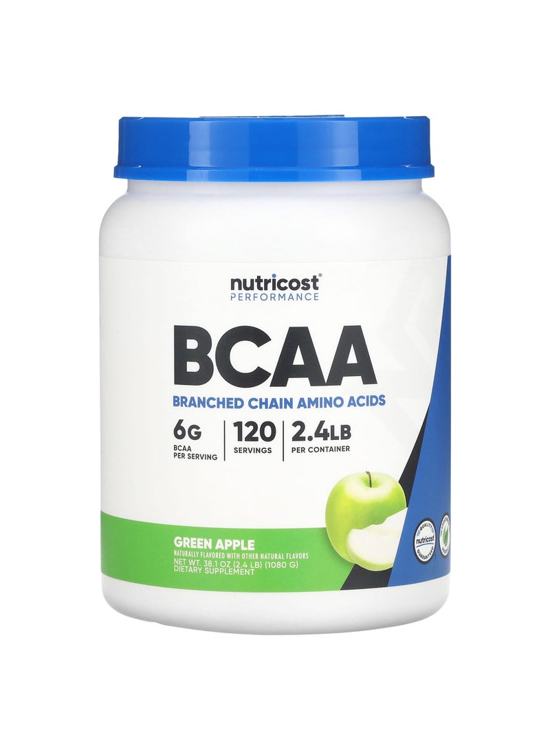 Performance, BCAA, Green Apple, 2.4 lb (1,080 g)