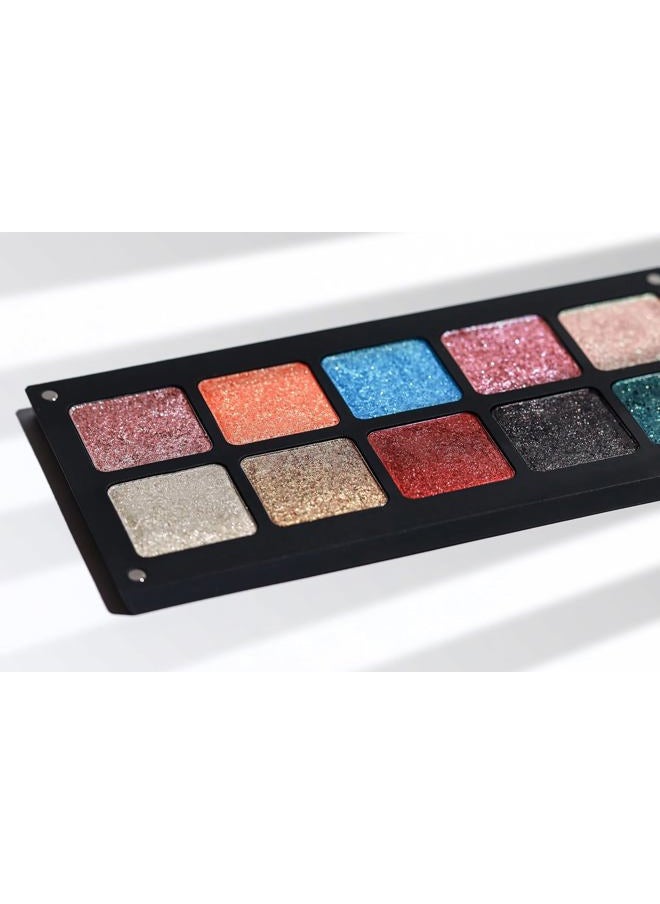 BIANCA MAKEUP Chromatic Eyeshadow Palette | 10 Vibrant Shades for Unlimited Creativity. (Chromatic 2)  - Image 4